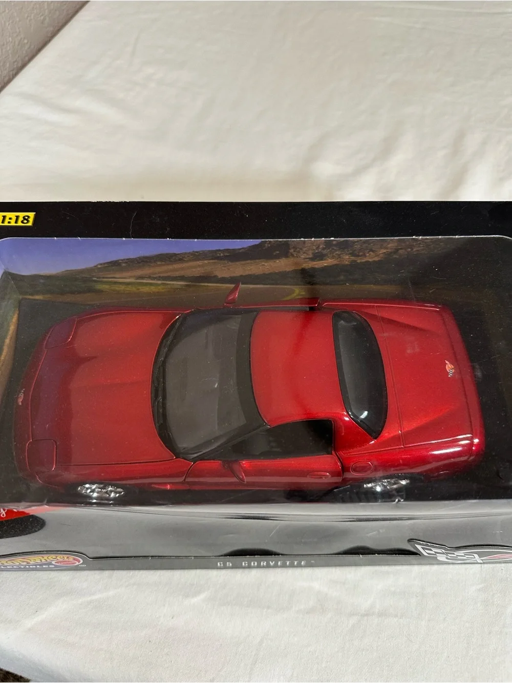 Hot Wheels 1:18 C5 Corvette Custom Candy-Red Paint Vintage 2000 Die-Cast